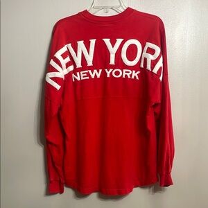 Red New York NY Spirit Jersey